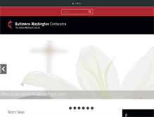 Tablet Screenshot of bwcumc.org